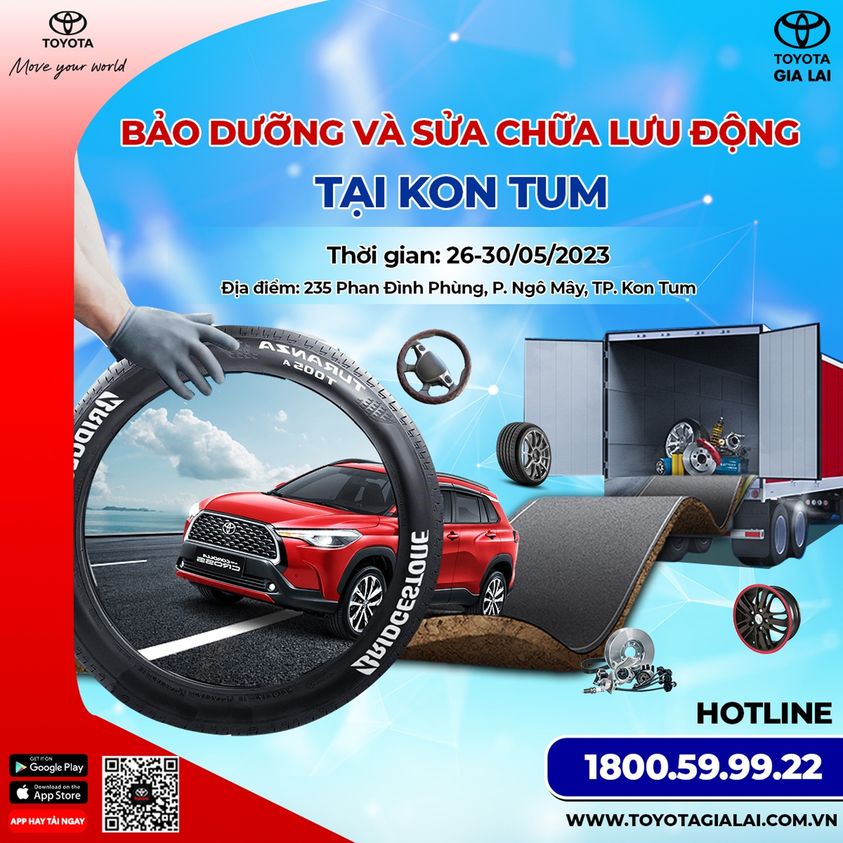Bão dưỡng xế cưng tại Kon Tum